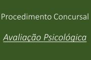 procedimento concursal - Classificação Avaliação psicológica