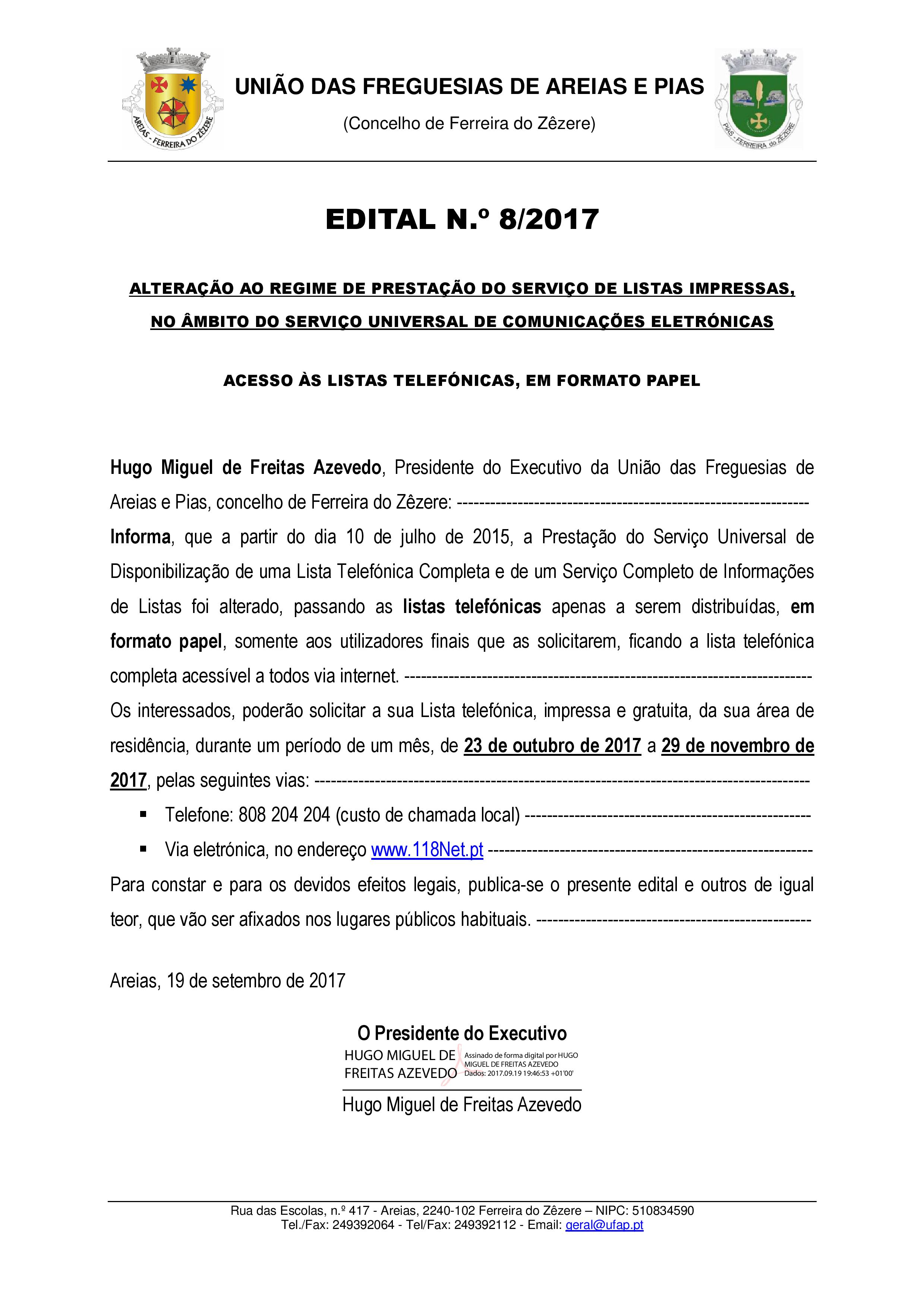 edital n.º 08 2017