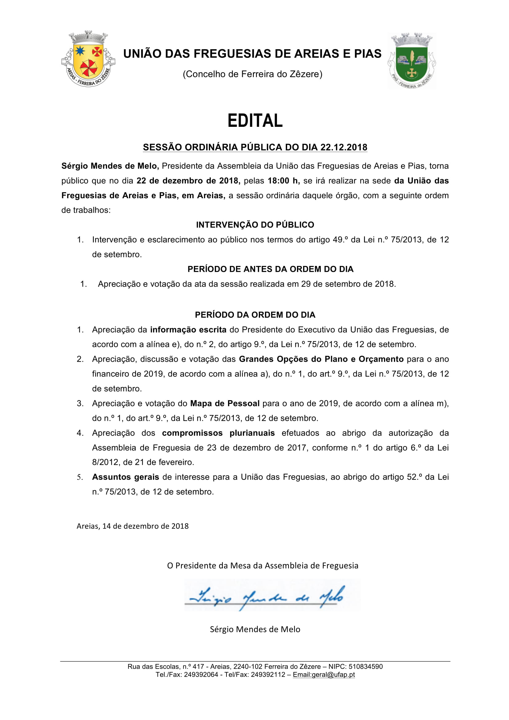 edital assembleia